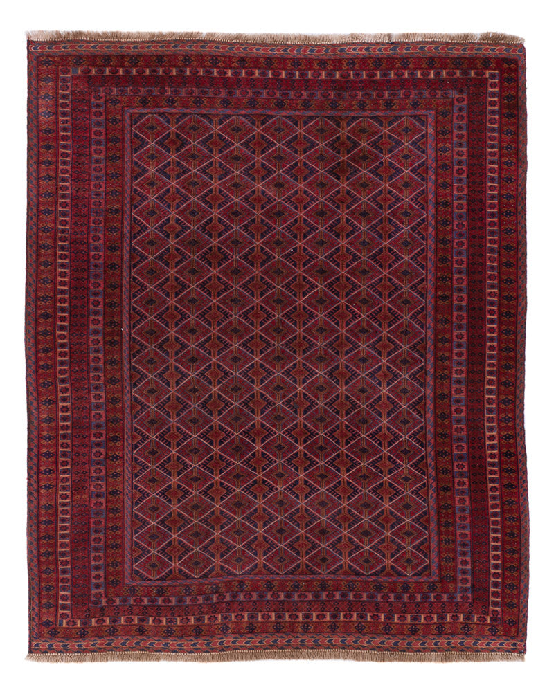 Kelim Rug - Oriental - 194 x 160 cm - dark red