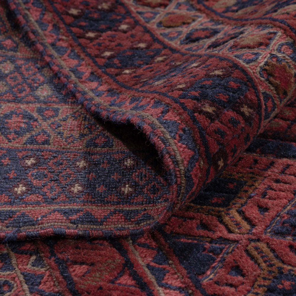 Kelim Rug - Oriental - 198 x 153 cm - dark red