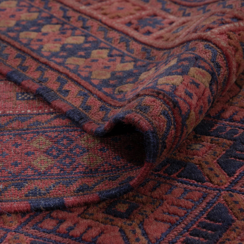 Kelim Rug - Oriental - 194 x 152 cm - dark red