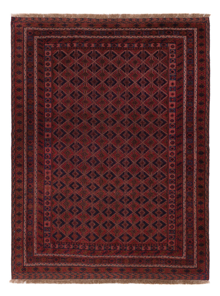 Kelim Rug - Oriental - 192 x 143 cm - dark red