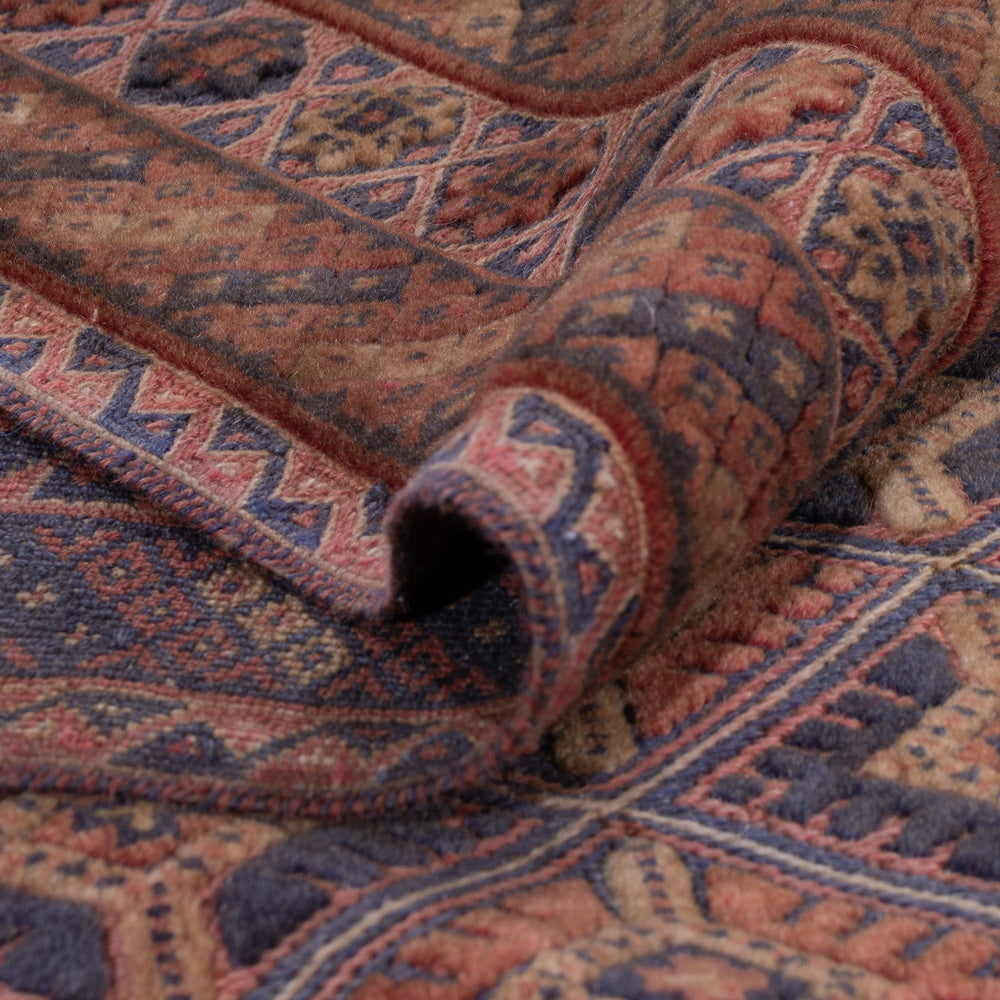 Kelim Rug - Oriental - 207 x 156 cm - dark red