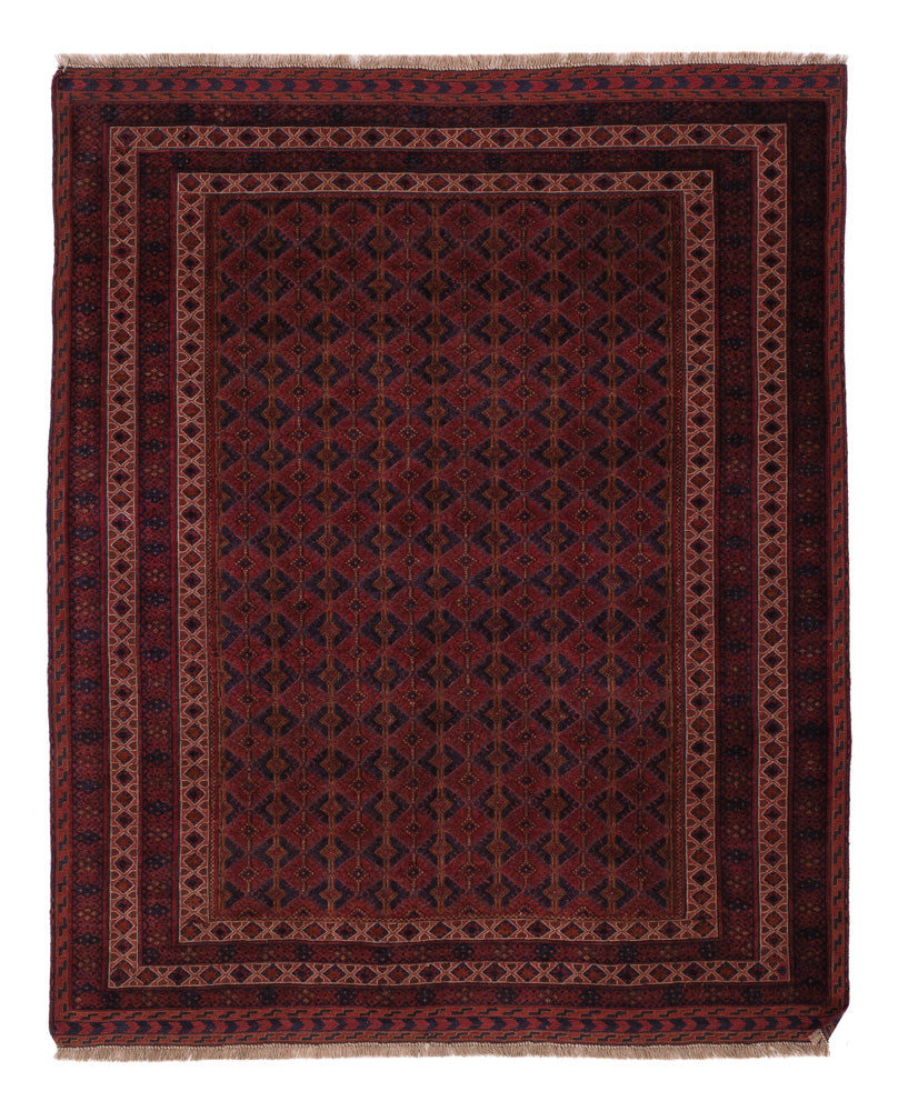 Kelim Rug - Oriental - 190 x 155 cm - dark red