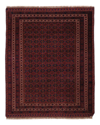 Kelim Rug - Oriental - 190 x 155 cm - dark red
