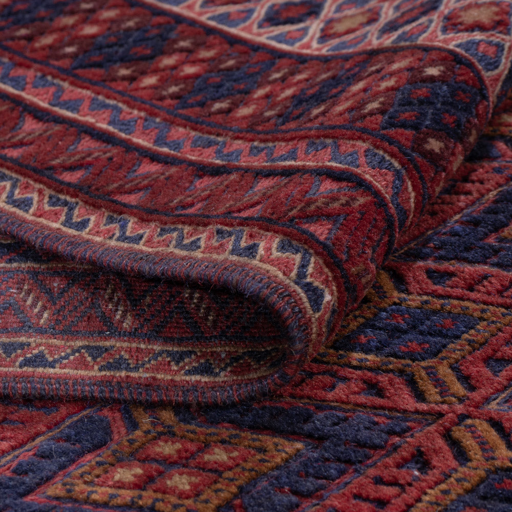 Kelim Rug - Oriental - 204 x 150 cm - dark red