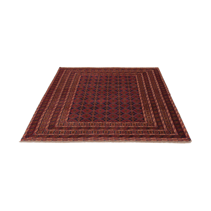 Kelim Rug - Oriental - 197 x 158 cm - dark red