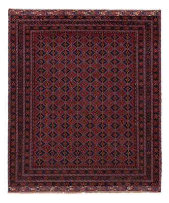 Kelim Rug - Oriental - 193 x 158 cm - dark red