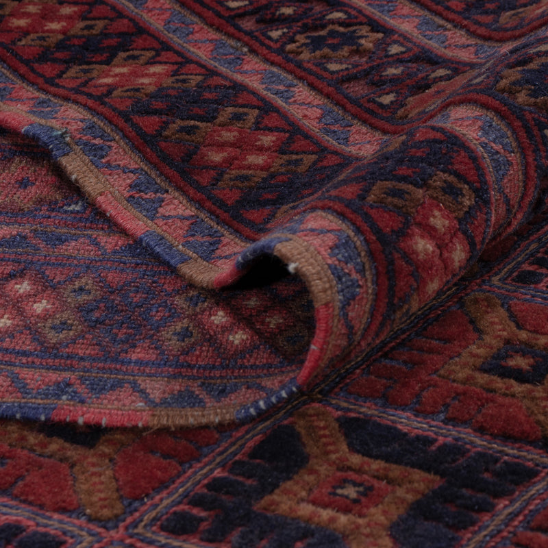 Kelim Rug - Oriental - 193 x 158 cm - dark red