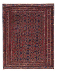 Kelim Rug - Oriental - 193 x 154 cm - dark red