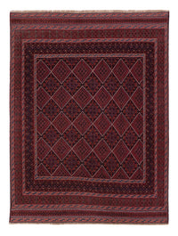 Kelim Rug - Oriental - 186 x 143 cm - dark red