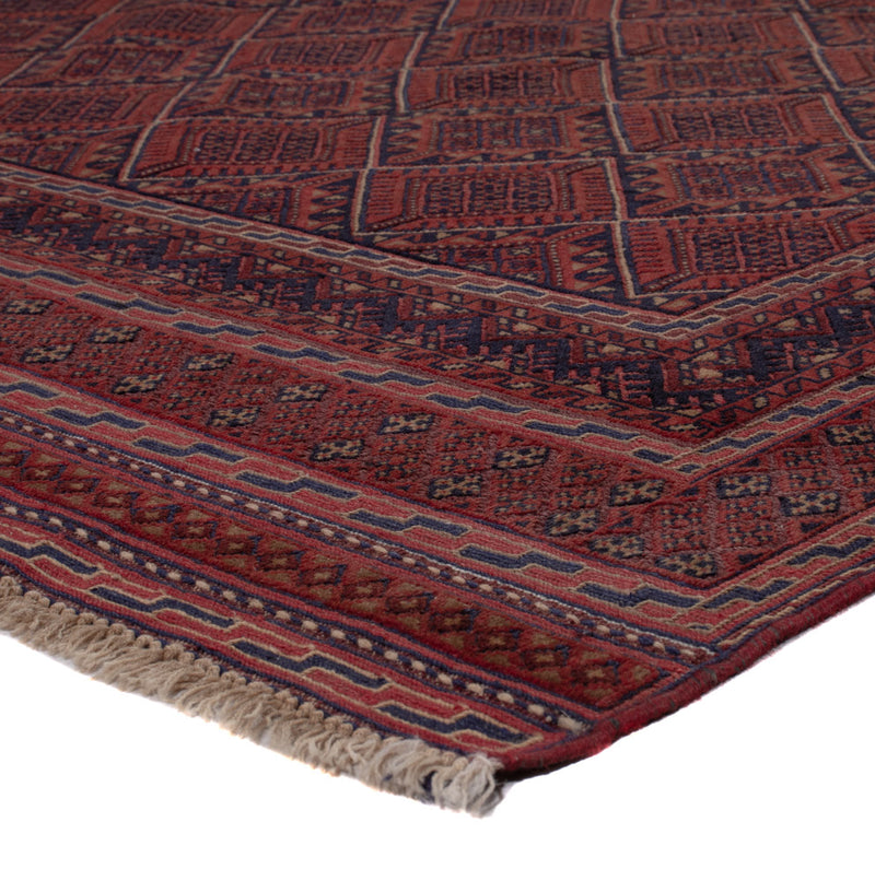 Kelim Rug - Oriental - 186 x 143 cm - dark red