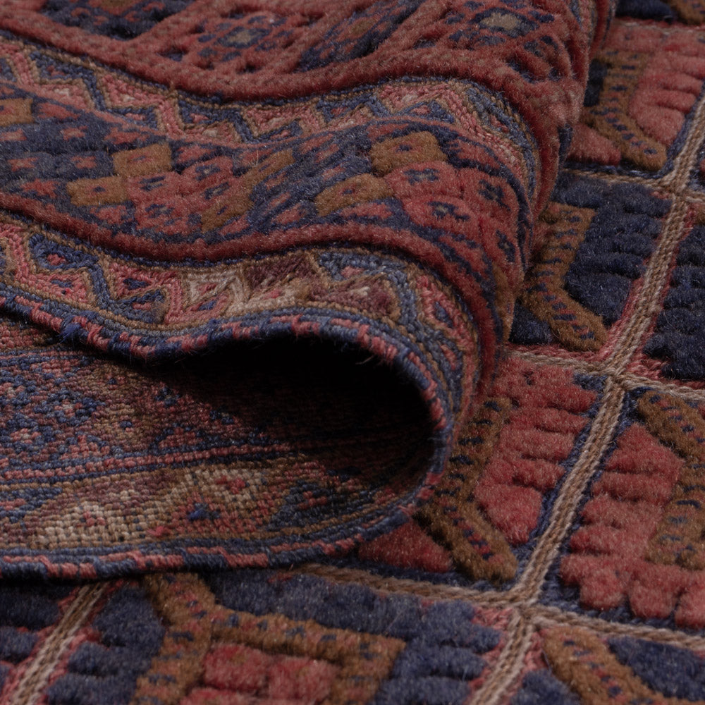 Kelim Rug - Oriental - 193 x 159 cm - dark red