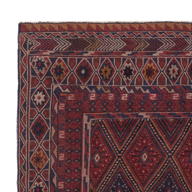 Kelim Rug - Oriental - 187 x 145 cm - dark red