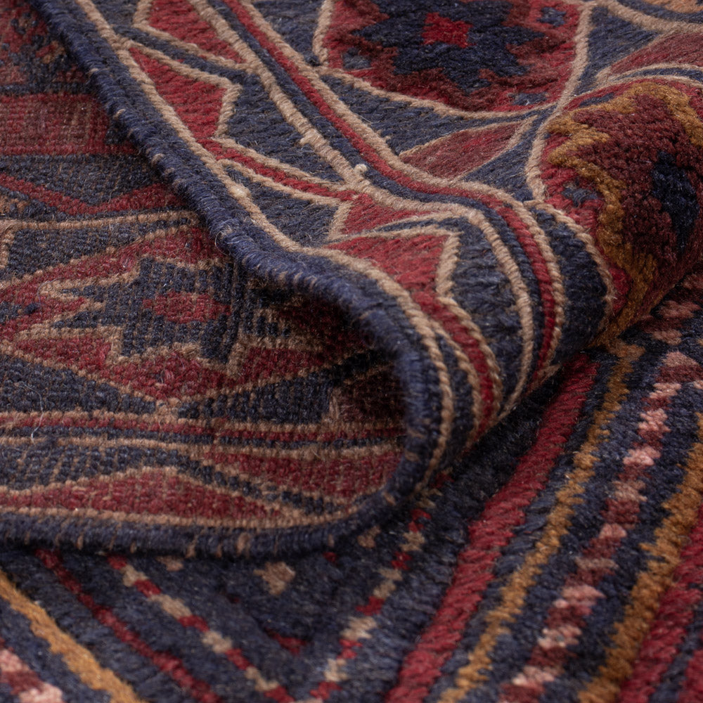 Kelim Rug - Oriental - 187 x 145 cm - dark red