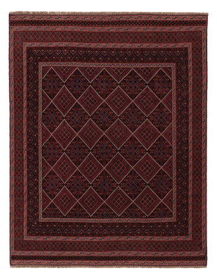 Kelim Rug - Oriental - 183 x 141 cm - dark red