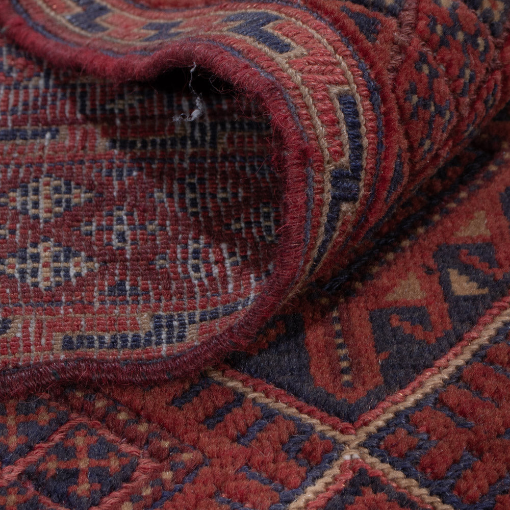 Kelim Rug - Oriental - 183 x 141 cm - dark red