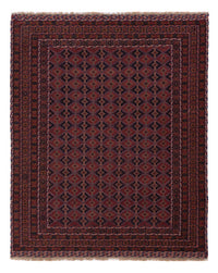 Kelim Rug - Oriental - 193 x 155 cm - dark red