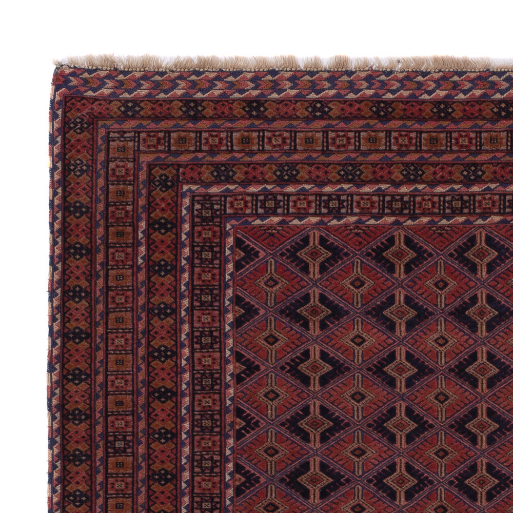 Kelim Rug - Oriental - 193 x 155 cm - dark red