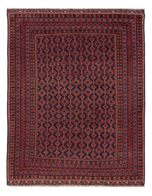 Kelim Rug - Oriental - 191 x 146 cm - dark red