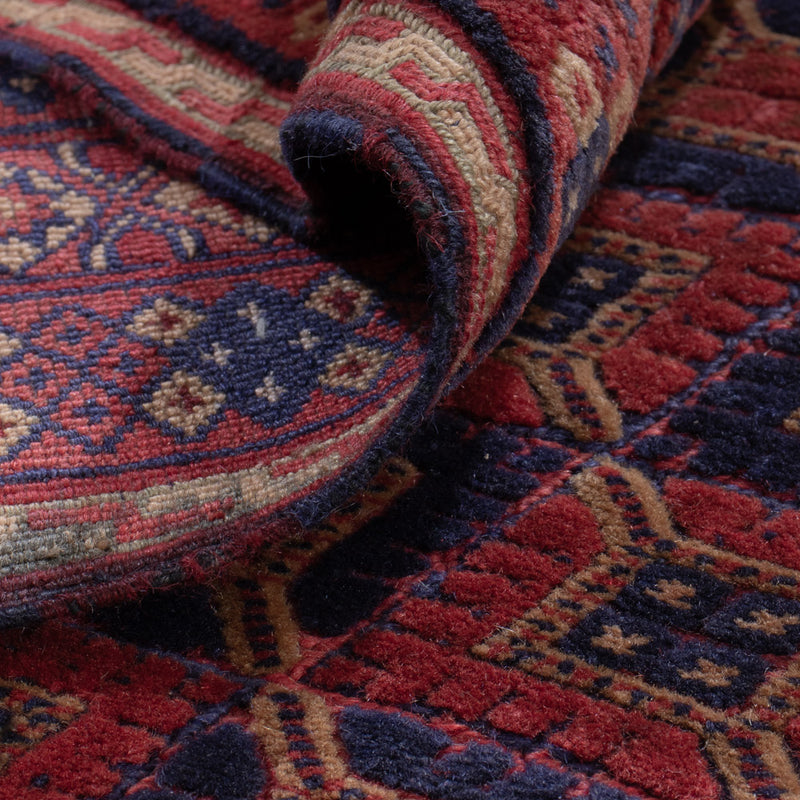 Kelim Rug - Oriental - 191 x 146 cm - dark red