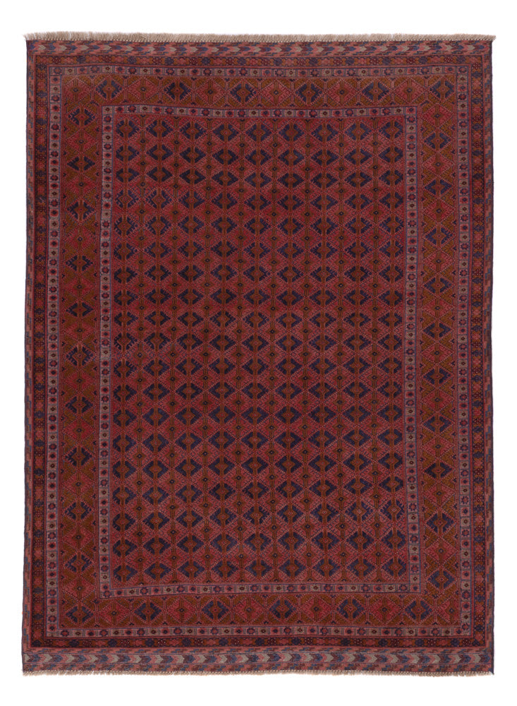 Kelim Rug - Oriental - 196 x 144 cm - dark red