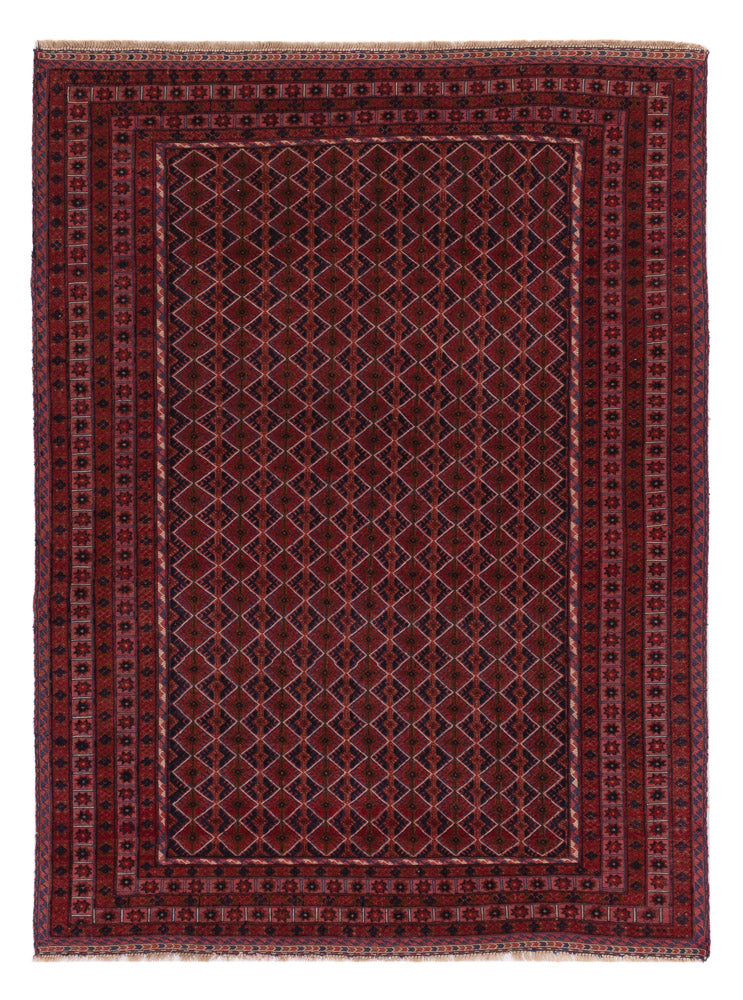 Kelim Rug - Oriental - 181 x 141 cm - dark red
