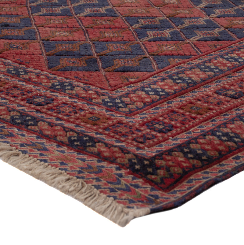 Kelim Rug - Oriental square  - 178 x 160 cm - dark red