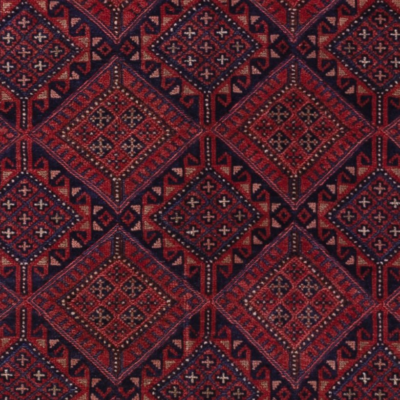 Kelim Rug - Oriental - 192 x 148 cm - dark red