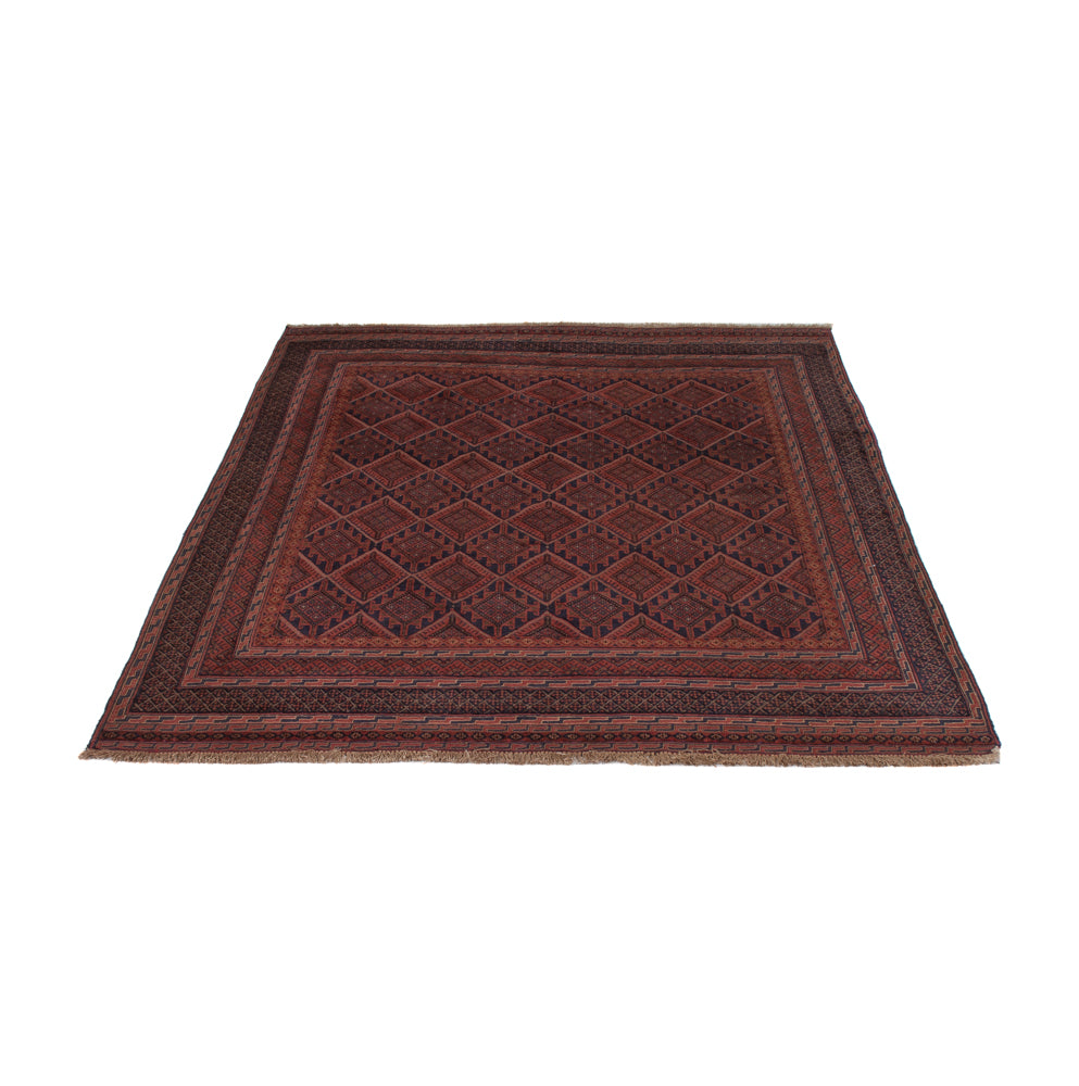 Kelim Rug - Oriental - 203 x 140 cm - dark red