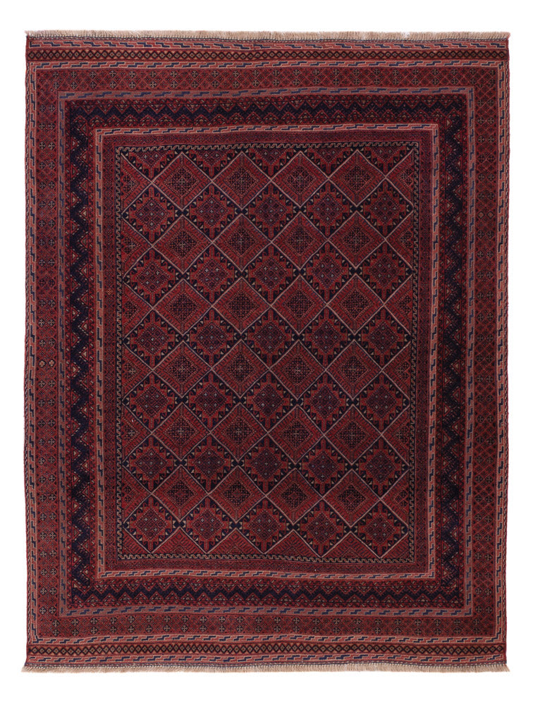 Kelim Rug - Oriental - 186 x 143 cm - dark red