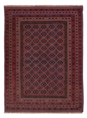 Kelim Rug - Oriental - 186 x 141 cm - dark red