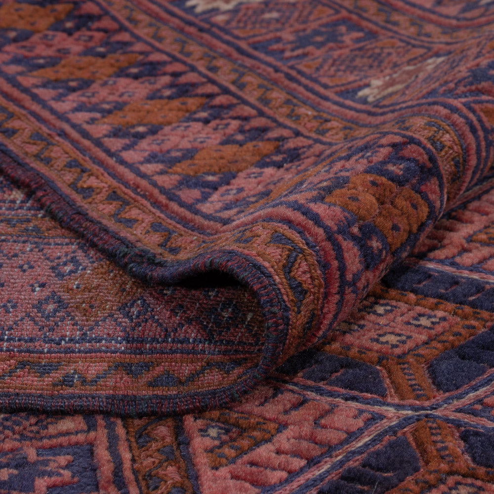 Kelim Rug - Oriental - 198 x 155 cm - dark red