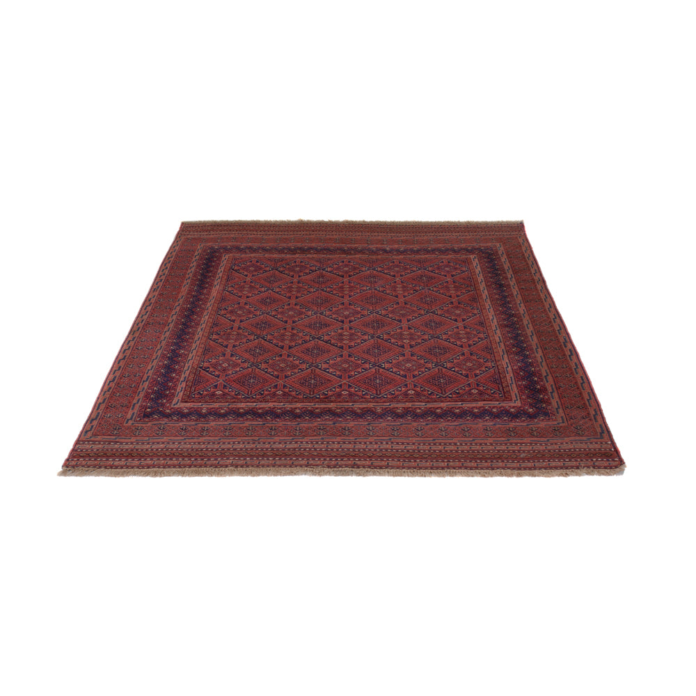 Kelim Rug - Oriental - 193 x 140 cm - dark red