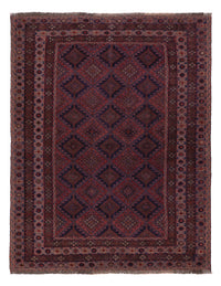 Kelim Rug - Oriental - 198 x 156 cm - dark red