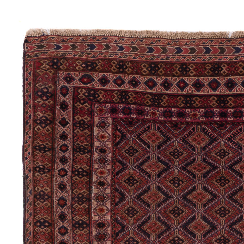 Kelim Rug - Oriental - 192 x 150 cm - dark red