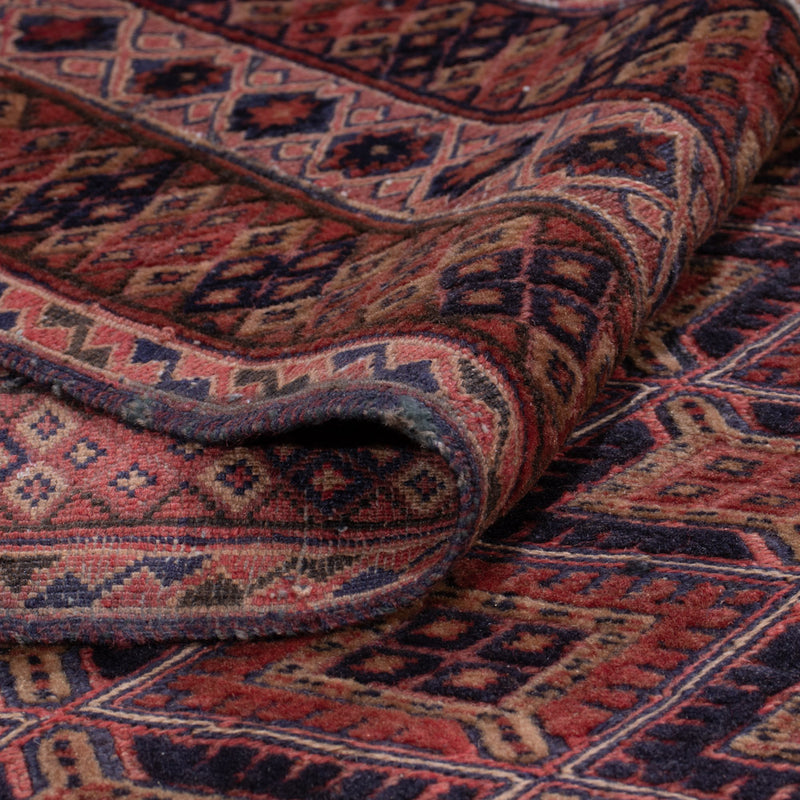 Kelim Rug - Oriental - 192 x 150 cm - dark red