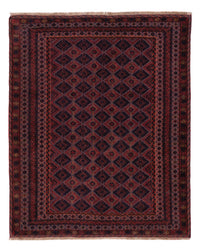 Kelim Rug - Oriental - 187 x 150 cm - dark red