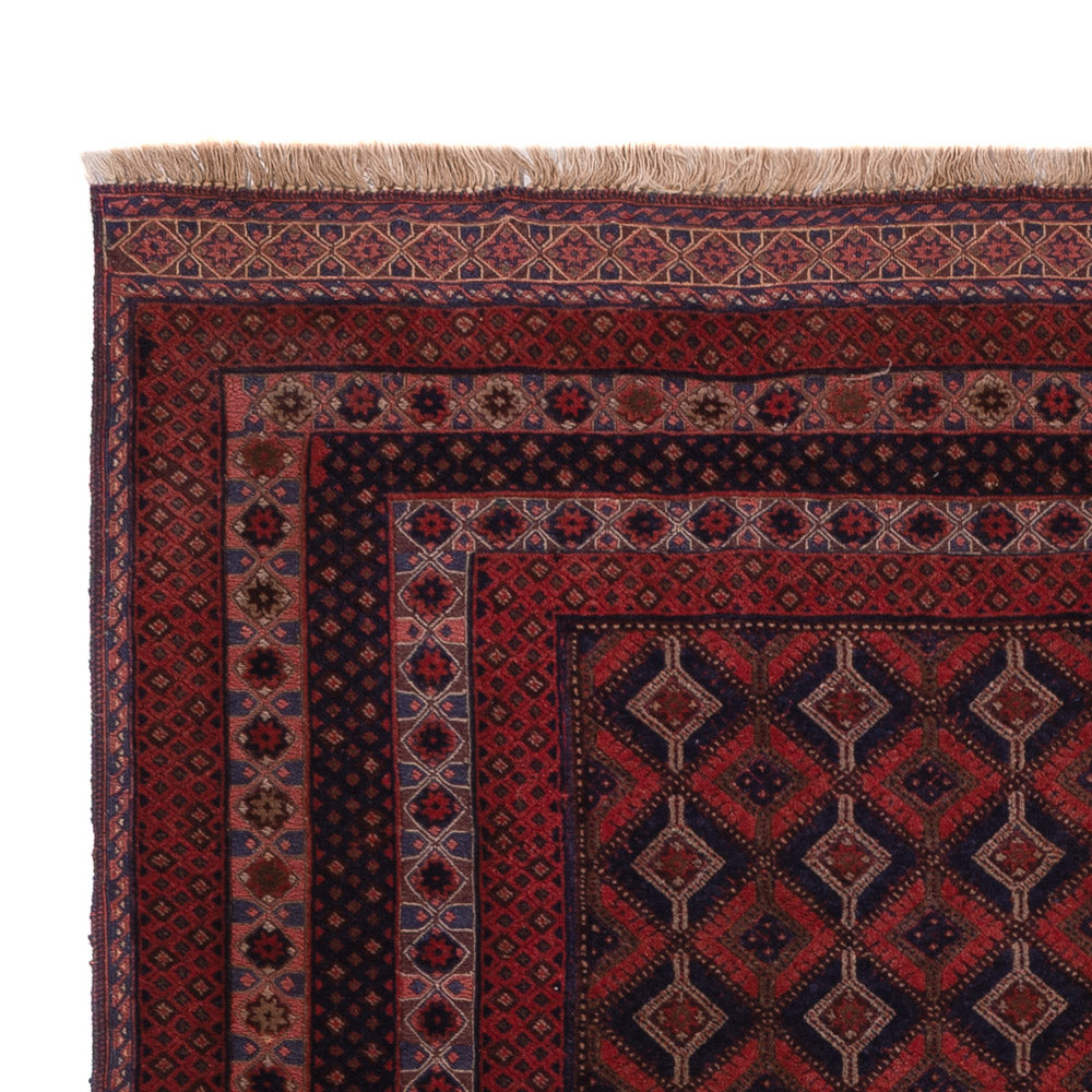 Kelim Rug - Oriental - 193 x 145 cm - dark red