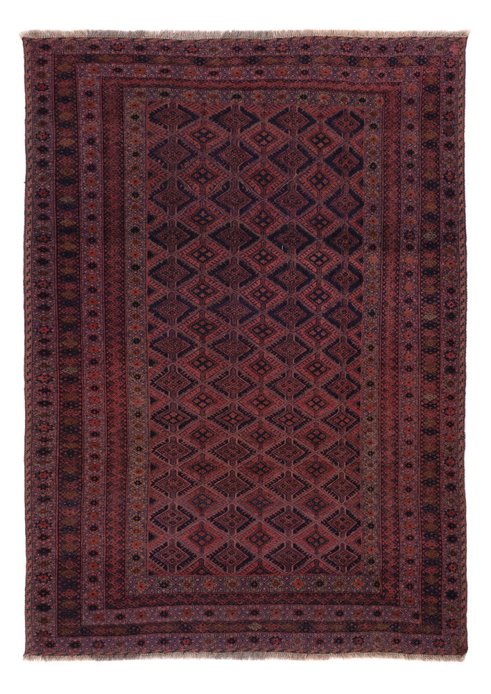 Kelim Rug - Oriental - 224 x 158 cm - dark red
