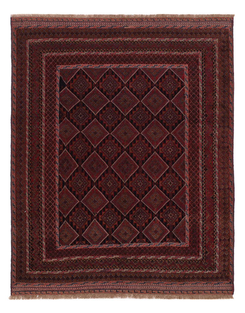 Kelim Rug - Oriental - 180 x 141 cm - dark red