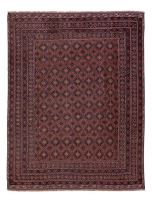 Kelim Rug - Oriental - 204 x 152 cm - dark red