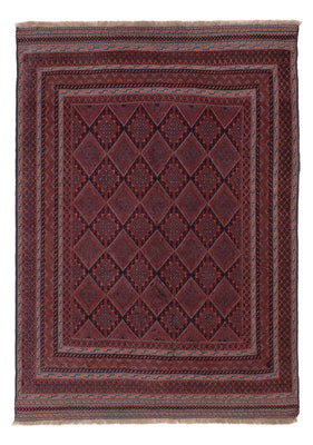 Kelim Rug - Oriental - 200 x 139 cm - dark red
