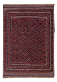 Kelim Rug - Oriental - 200 x 139 cm - dark red