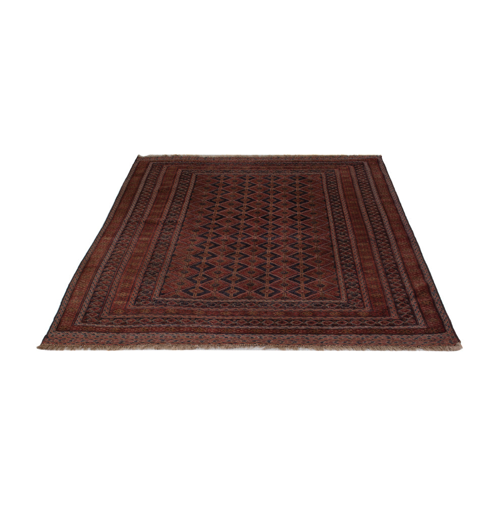 Kelim Rug - Oriental - 207 x 140 cm - dark red