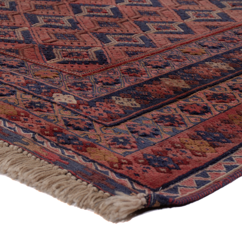 Kelim Rug - Oriental - 201 x 141 cm - dark red