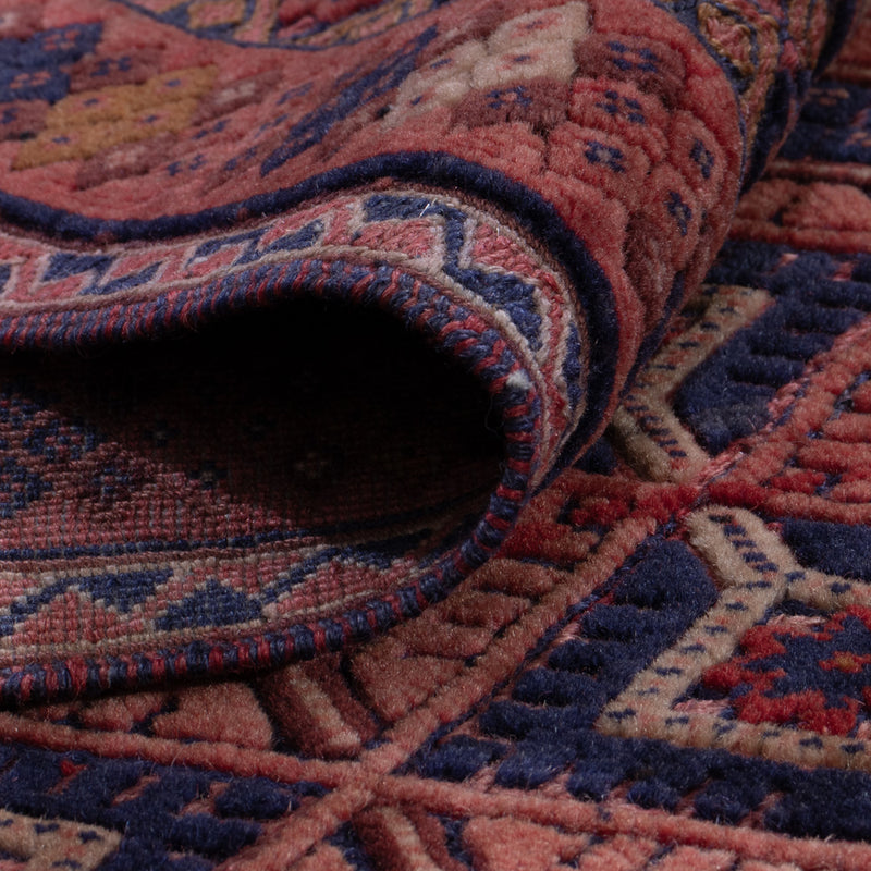 Kelim Rug - Oriental - 201 x 141 cm - dark red