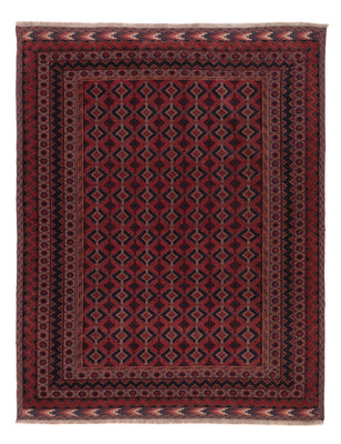 Kelim Rug - Oriental - 201 x 161 cm - dark red