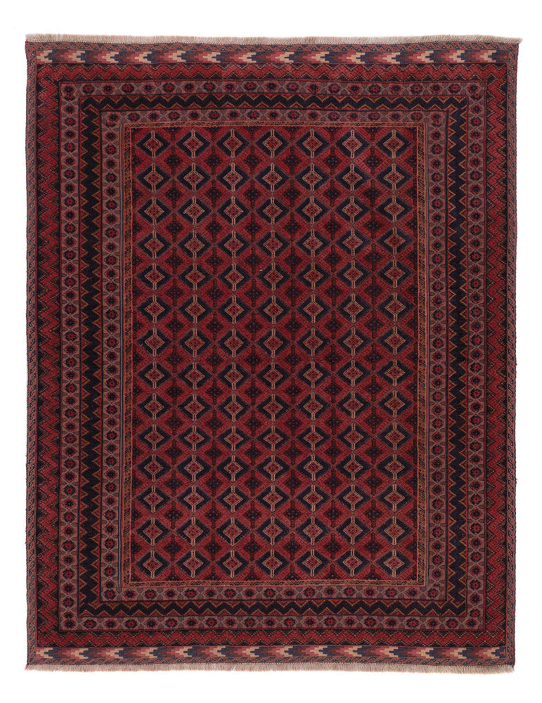 Kelim Rug - Oriental - 201 x 161 cm - dark red
