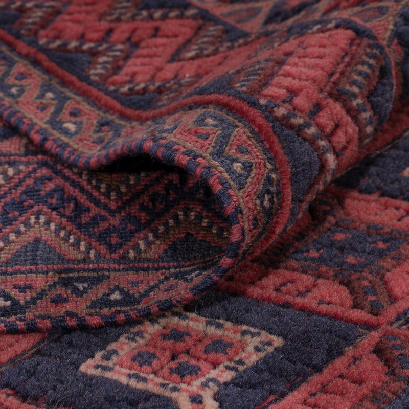 Kelim Rug - Oriental - 201 x 161 cm - dark red