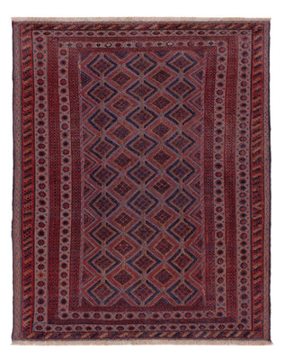 Kelim Rug - Oriental - 196 x 158 cm - dark red