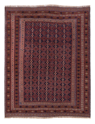 Kelim Rug - Oriental - 191 x 146 cm - dark red